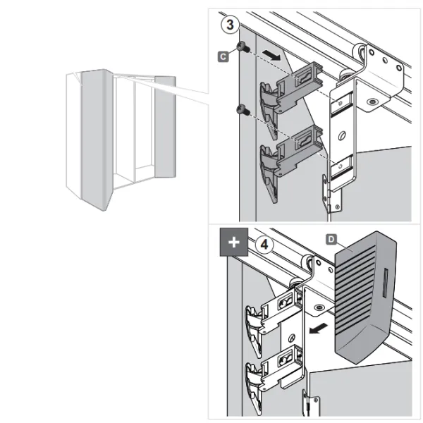 Dangtelis Slido F-Fold61 balta H