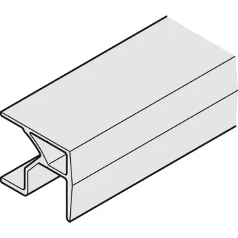 Profilis viršutinis prisukamas Slido F-Fold61 L1500mm, aliuminis