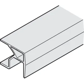 Profilis virš.prisuk. Slido F-Fold61 L2500 alium. H