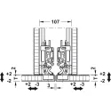 SDS Slido F-Park72 30A medinėms 1 durims H1200-1400mm, P560mm,