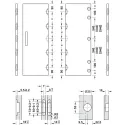 SDS Slido F-Park72 60B medinėms 2 durims H2200-2700mm, P805mm,