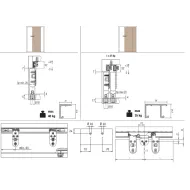 SDS 1010 vienoms medinėms durelėms 40kg
