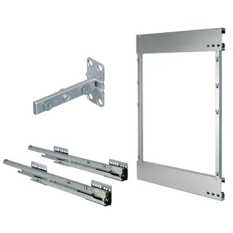 Rėmas krepšio CARGO šoninis R pilno ištraukimo SF H590mm, pilka