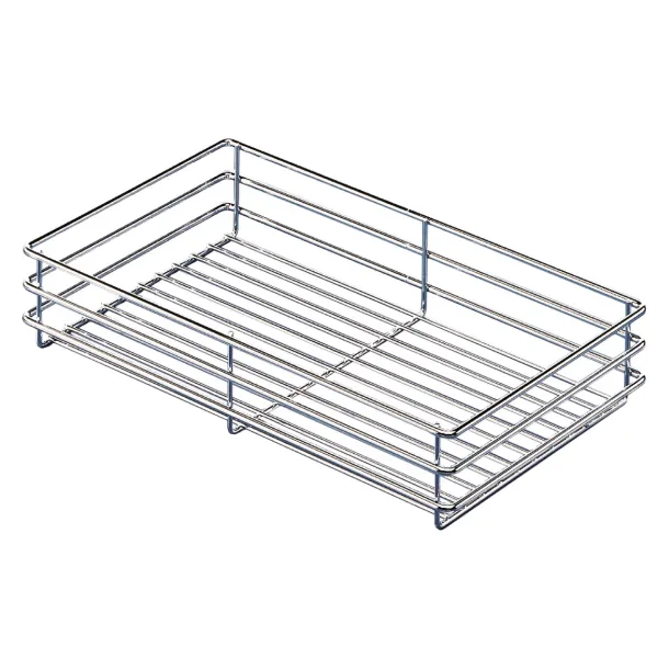 Wire basket, for kitchen cabinets, 470x75mm