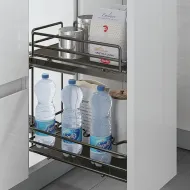 CARGO basket W300mm with soft close, titanium