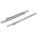 Roller runners, Häfele Matrix Runner R S17, single extension, load bearing capacity 17kg, steel