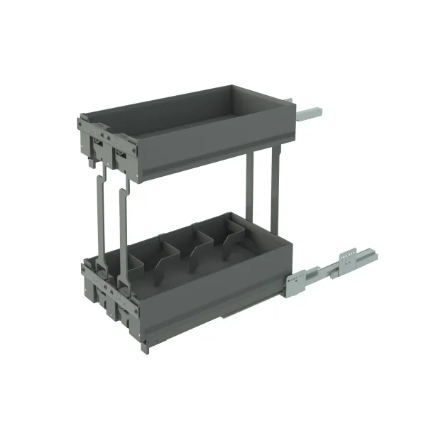 CARGO basket W300mm with soft close anthracite IKONA