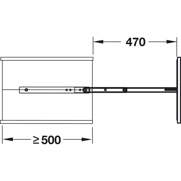 Ūkinė spinta DISPENSA 300 H1900-2300 HAFELE