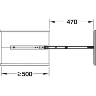 Ūkinė spinta DISPENSA 300 H1900-2300 HAFELE