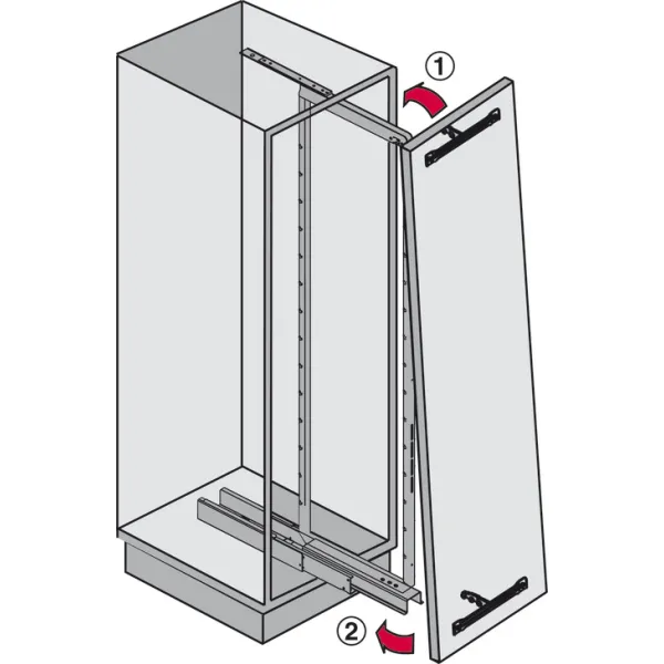 Ūkinė spinta DISPENSA 400 H1200-1600 HAFELE