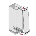 Larder unit pull-out, steel, installation behind fronts, baskets