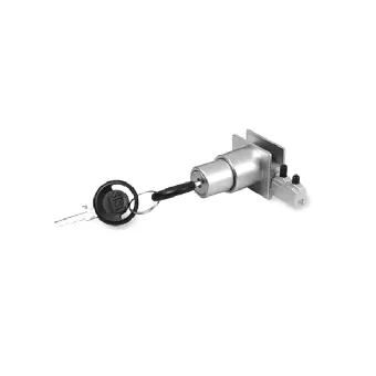 Lock for the system with different keys, matt chrome