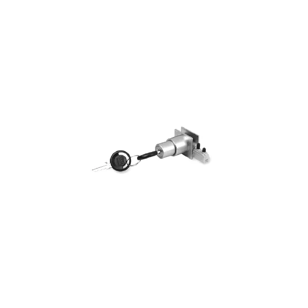 Lock for the system with different keys, matt chrome