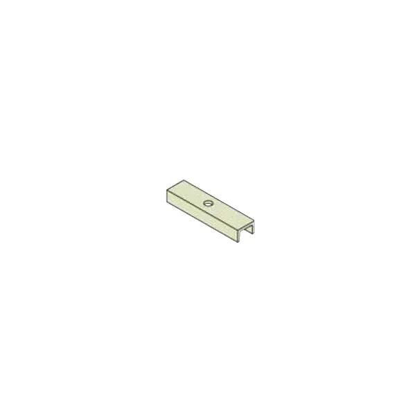 Profile lower U aluminum anodized L3000mm