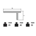 Aluminum profile L3000mm