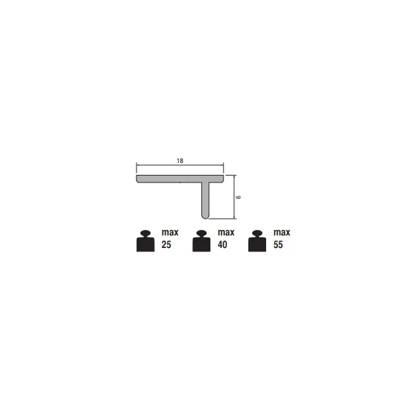 Aluminum profile L3000mm