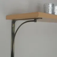 Laikiklis lentynai DANNI 230x180 25kg juoda