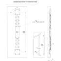Suveržimas durims L2320mm,