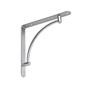 Shelf holder 222x222mm matt chrome