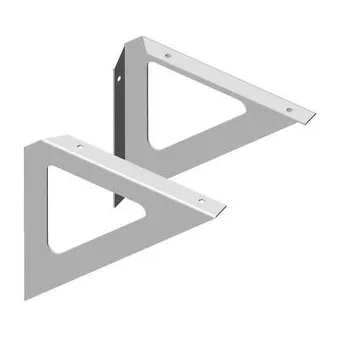 Laikiklis lentynai TRIANGLE 190x190mm, 25kg balta