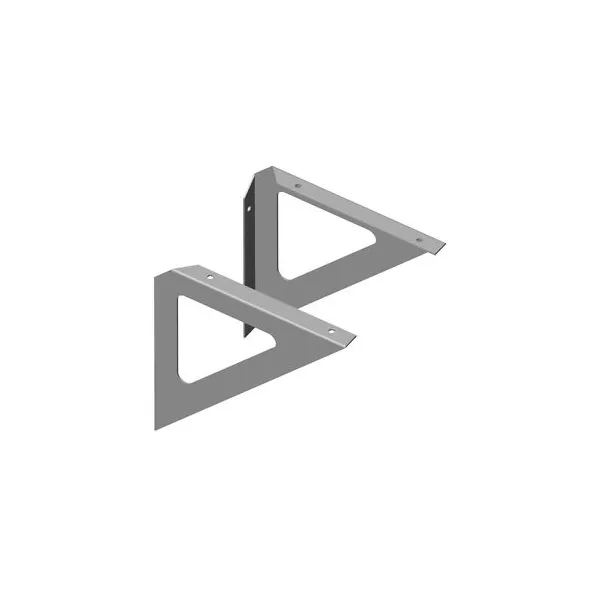 Shelf holder TRIANGLE 190x190mm 25kg white
