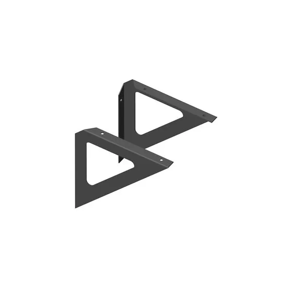 Shelf holder TRIANGLE 190x190mm 25kg black