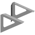 Shelf holder TRIANGLE 190x190mm 25kg black