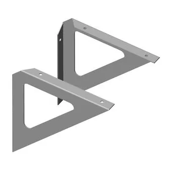 Shelf holder TRIANGLE 190x190mm 25kg black