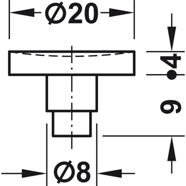 Glass shelf support