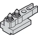 Buffer, With retaining spring and rubber buffer