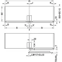 Sliding door fitting, Finetta F-Flush51 10A, set