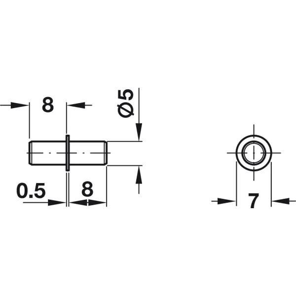 Shelf support, For wooden shelves, steel