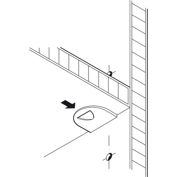 Shelf support, For wooden shelves, steel