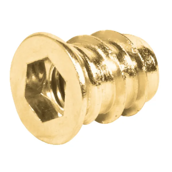 Screw-in sleeve, Steel, with rim
