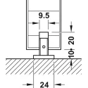 Bottom guide, with zero clearance