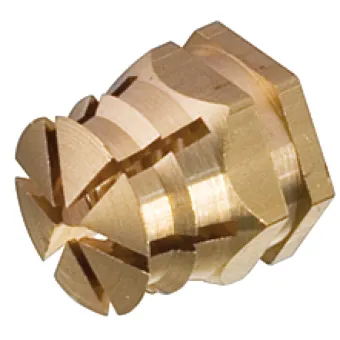 Spreading sleeve with a ball, with M6 internal thread, 8x12mm, brass