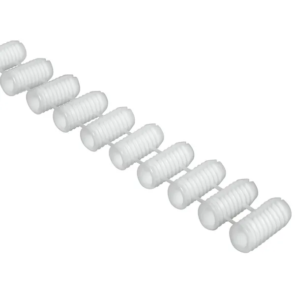 Įvorė išsipečianti (20vnt.), medvaržščiui M5x11mm, plastikas