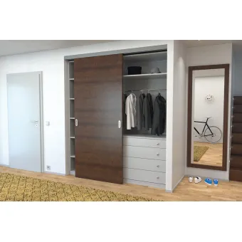 SDS Slido D-Line 120 I medinėms 1 durims su švelniu stabdymu 2 kryptimis