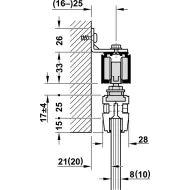 SDS Slido D-Line 120 L stik.1d. H