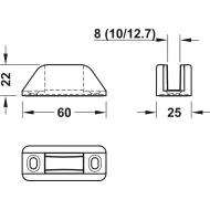 SDS Slido D-Line 120 L stik.1d. H
