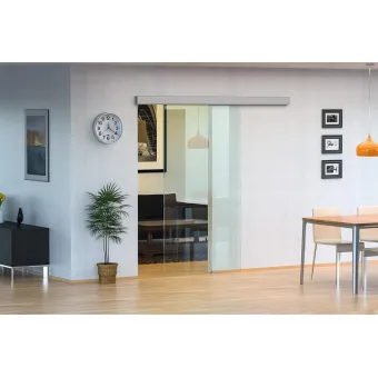 SDS Slido D-Line 120 L stiklinėms 1 durims su švelniu stabdymu 2 kryptimis