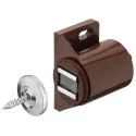 Magnetic catch, pull 3–4kg, for screw fixing, round