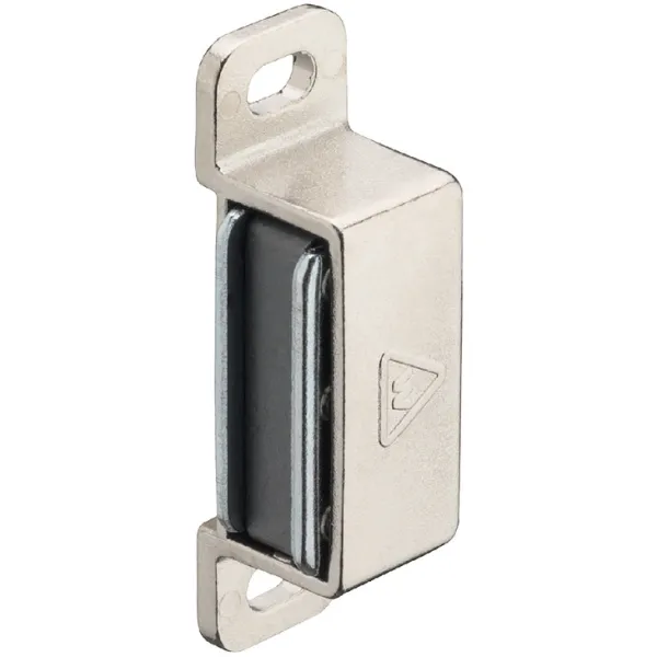 Magnetic catch, pull 4kg, for screw fixing, square