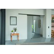 Sliding door fitting, Slido D-Line11 80L, set without running track