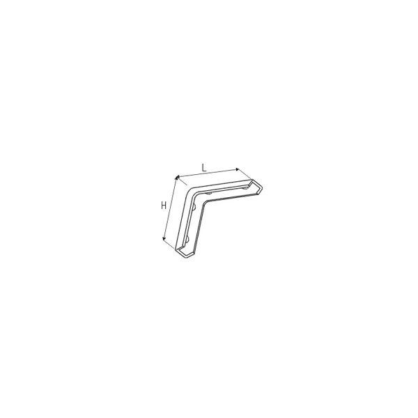 Shelf support L120mm maple