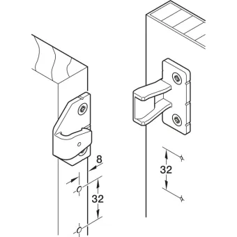 Frame part, Häfele Keku ASR