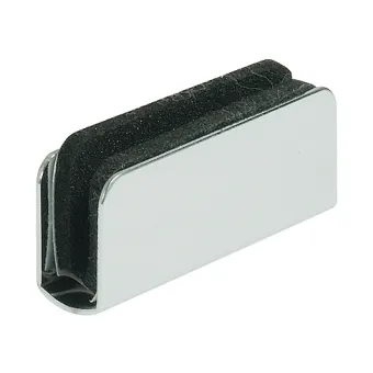 Counterpiece, for magnetic pressure catch glass door, 40x15mm
