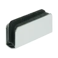 Plokštelė magnetukui juoda 40x15 HAFELE