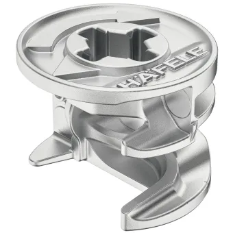 Connector housing MINIFIX Ø15mm, H16.5mm, for wood thickness from 23mm