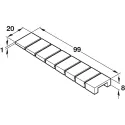 Wedge strip, Plastic